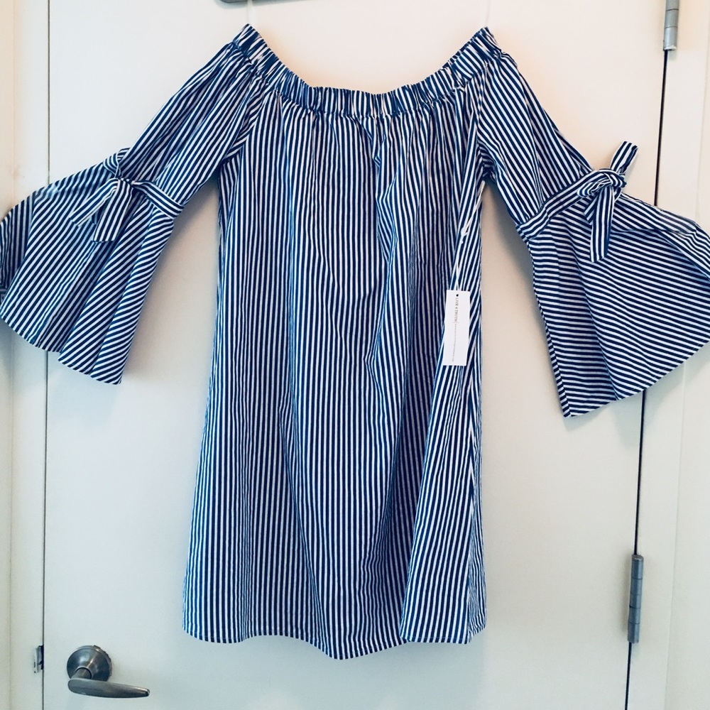 Seersucker shirt/dress XL
